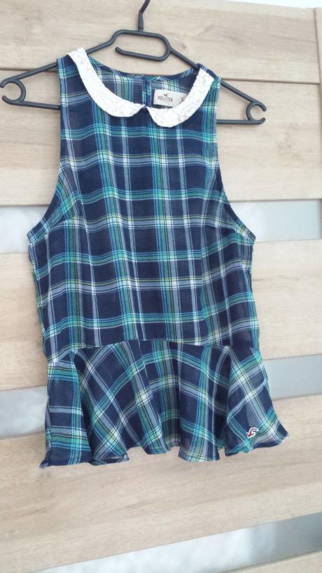 Lahka polokošeľa bez rukavou, hollister,s