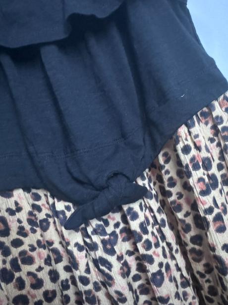 Next štýlové šaty s leopardím vzorom veľ. 116, next,116