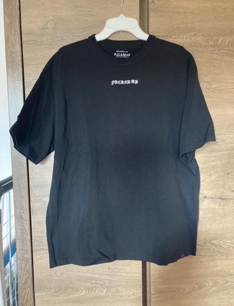 Tričko s výšivkou, pull&bear,xl