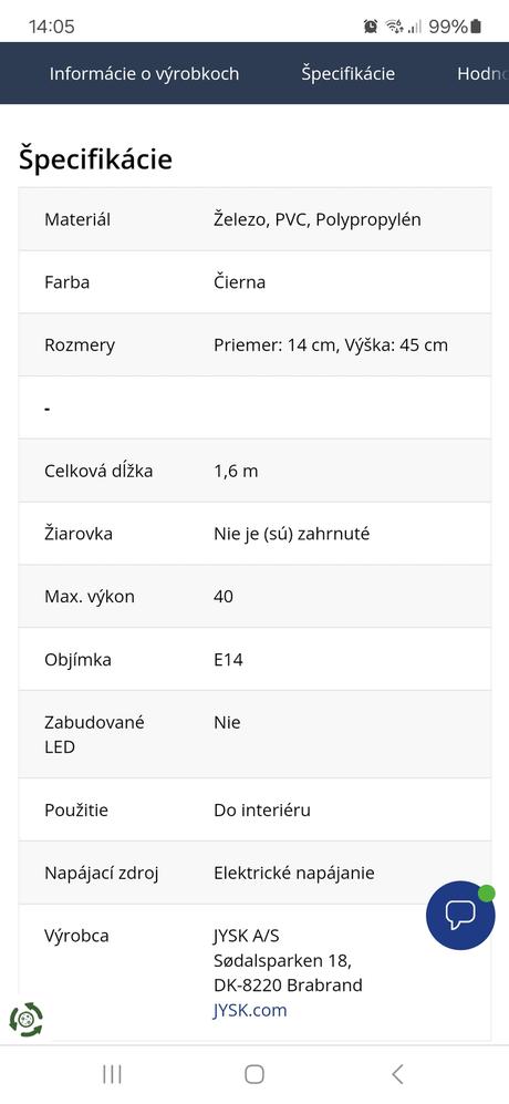 Nová čierna stolová lampa jysk, 