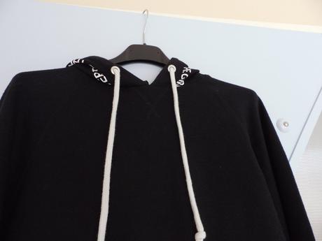 Crop mikina over size s/m, h&m,m