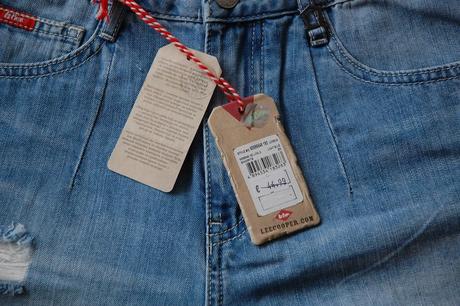 Štýlové destroyed šortky, lee cooper,xs