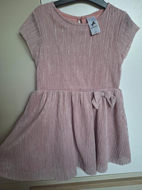 Šaty pre dievčatko, palomino,104