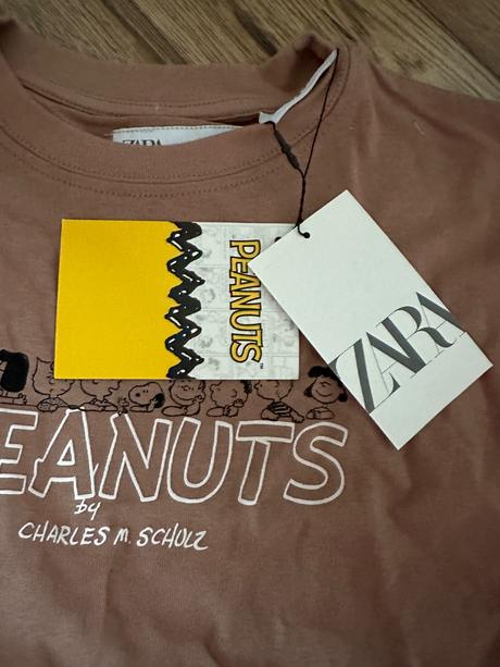 Tričko zara peanuts, zara,128