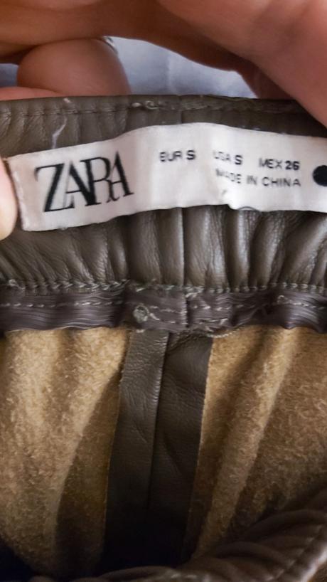 Dámske  kožené dámske nohavice zn. zara xl, zara,xl