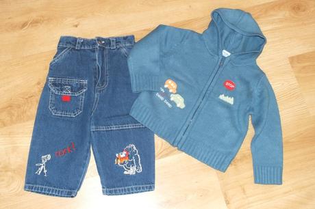 Rifle + svetrik, vyborny stav, 80