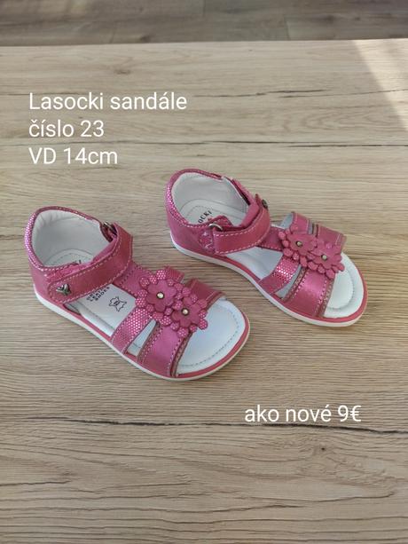 Sandálky, lasocki,23