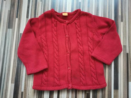 Červený sveter, mini mode,74