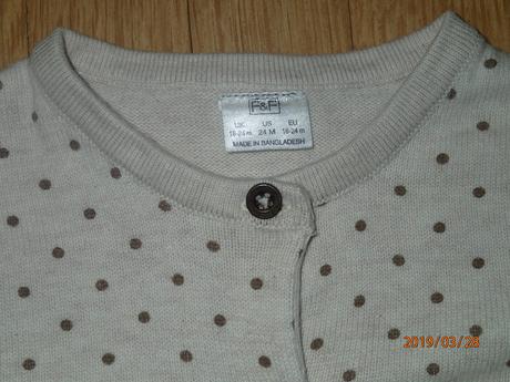 Svetrík s bodkami, f&f,92