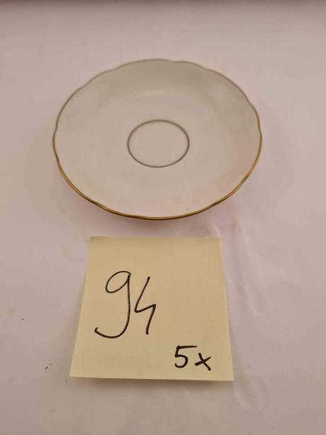 5ks sada retro czechoslovakia plytkych tanierov, 