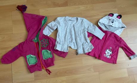 Dievčenské mikiny 3-6 m, 62