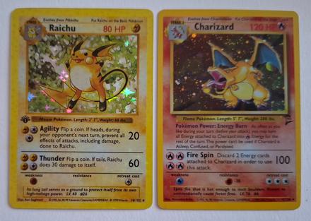 Pokémon karty "base",
