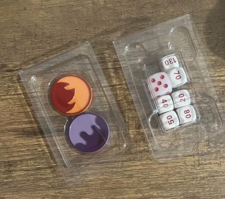 Pokémon kocky + žetóny, 