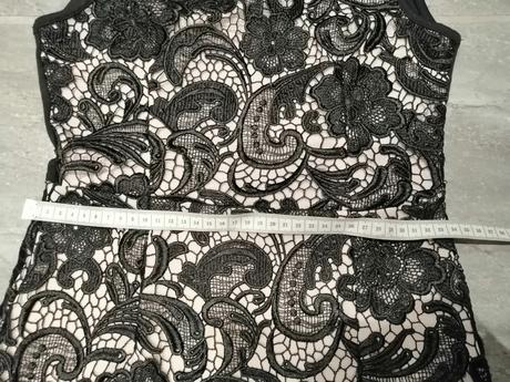 Čipkované luxus šaty ham vxs, h&m,xs