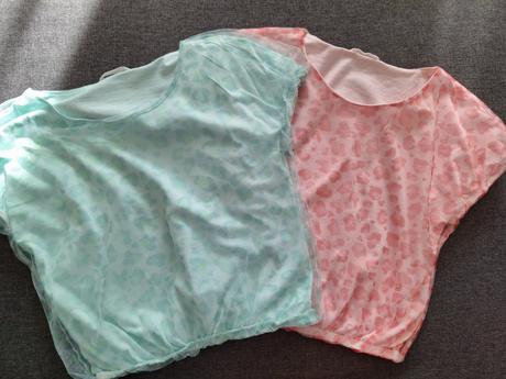 2x bluzkove tričko 140, reserved,140