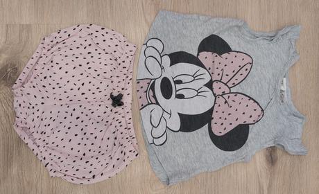 Súprava minnie tričko a kraťasky, h&m,74