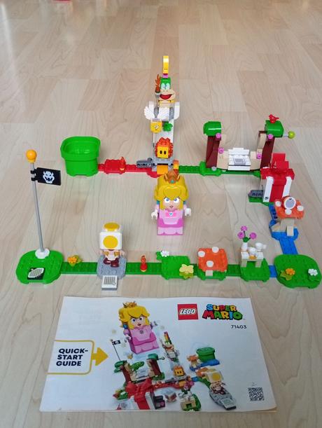 Lego super mario 71403 dobrodružstvo s peach, 