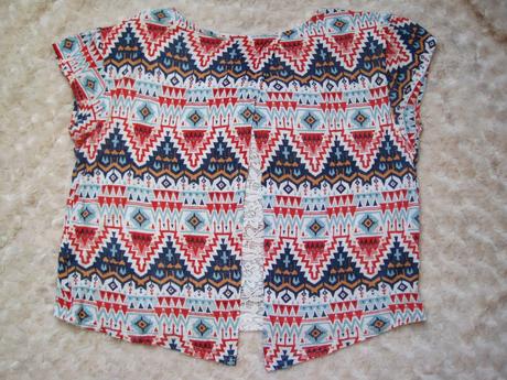 Vzorové voľné tričko (s/m), m