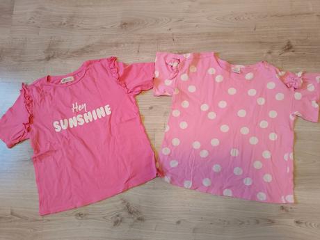 2 tricka velk. 146/152 h&m a zara, 146