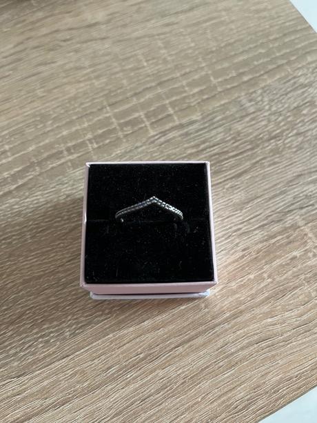 Prsteň trblietavé modré prianie, pandora