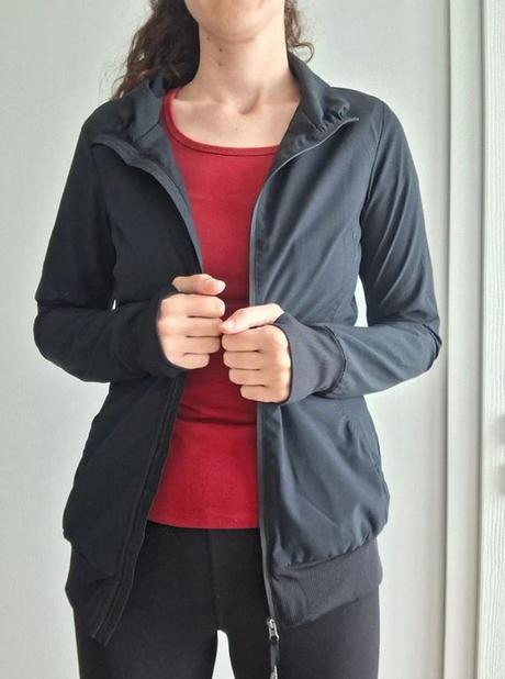 Dámska čierna športová bunda active by tchibo, tchibo,s