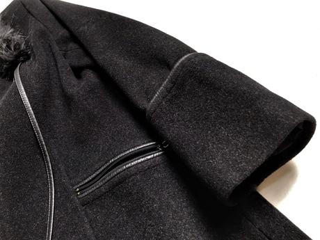 Luxusný kašmírový 3/4 kabát, m