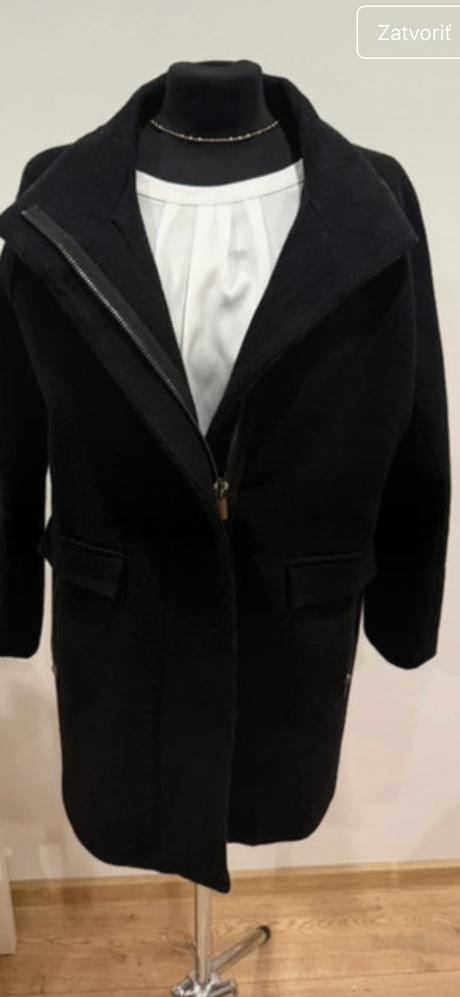 Mango vlneny kabat s opaskom, mango,38