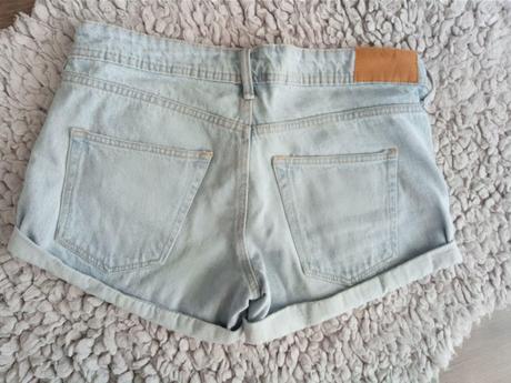 Riflové šortky, h&m,s