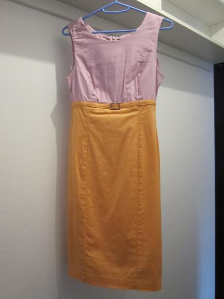 Fialovo-orandzove saty, f&f,34