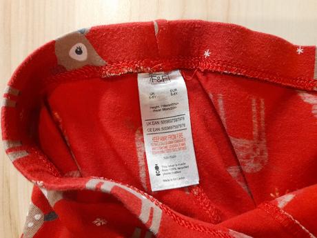 Tenké vianočné legínky, f&f,110