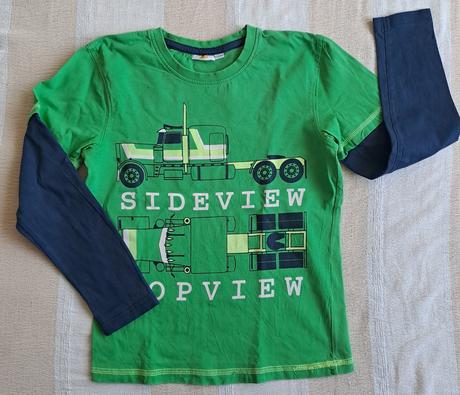 Tričká dlhý rukáv 3ks, sinsay,134