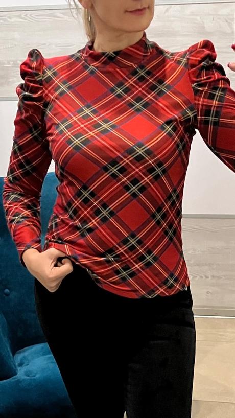 Dámske tričko s volánovým rukávom (uni), m / s