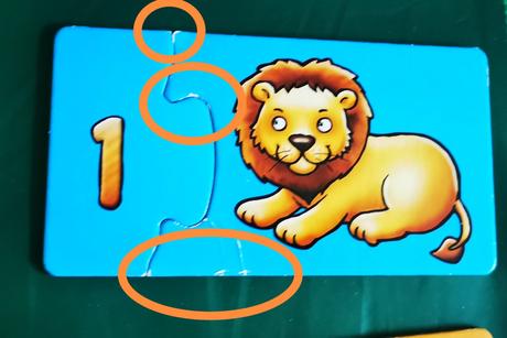 Puzzle - povolania, dopravné prostriedky a čísla, 