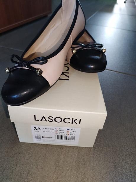 Baleríny krémové, lasocki,38