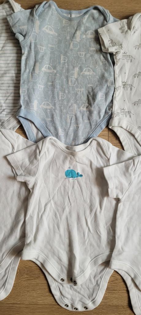 Body s krátkym rukávom 6ks, f&f,80