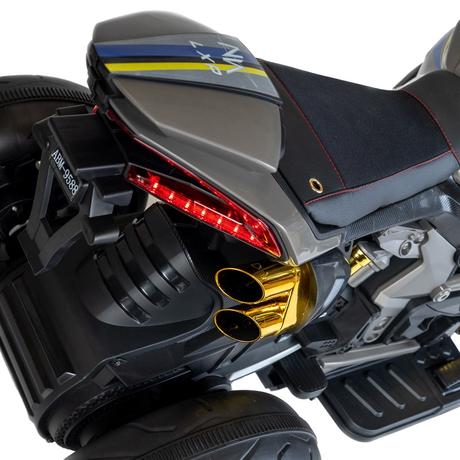 Detská elektrická motorka calabre čierna,