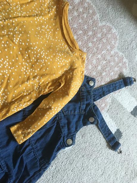 Set saty na traky s tričkom s dlhým rukavom, f&f,86