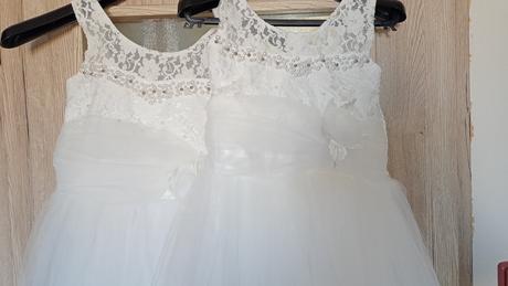 Šaty pre dvojičky s bolerkom na 1. sv. prijímanie, 134