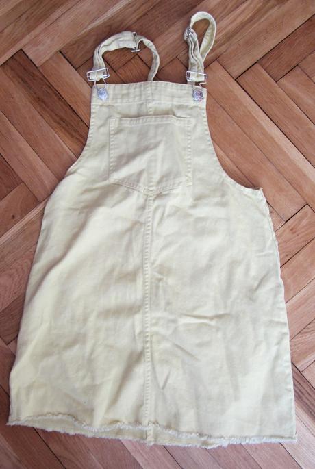 Džínsové šaty na traky, terranova,xs
