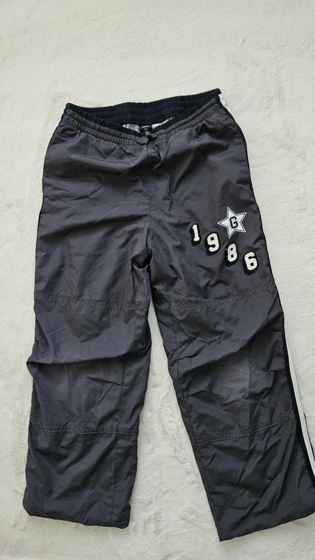 Detské šušťákové nohavice s podšívkou gap, gap