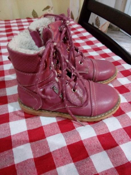 Detska cervena obuv, nelli blu,26