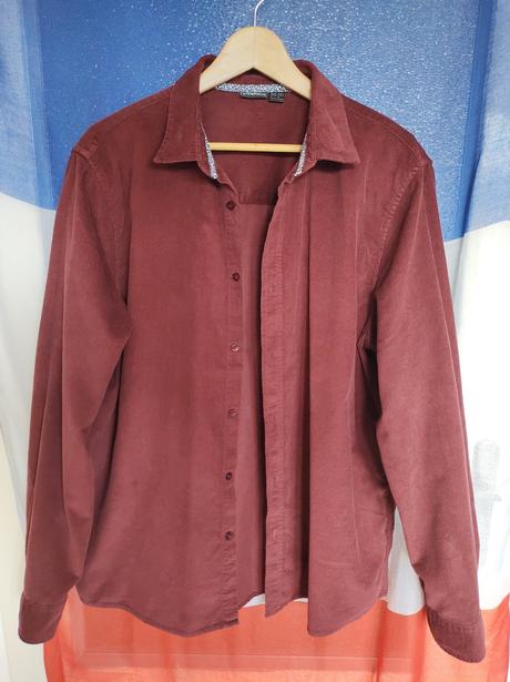 Košeľa manchester burgundy, xl