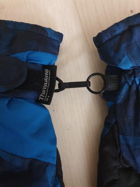 Detské lyžiarske rukavice 3m thinsulate č. 6,5, xs