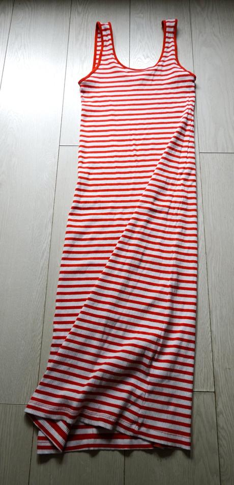 Vrúbkované šaty h&m, h&m,xs