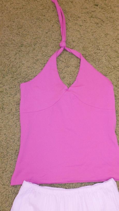 Volániková sukňa s krajkou na 13-15 rokov+tielko, 170