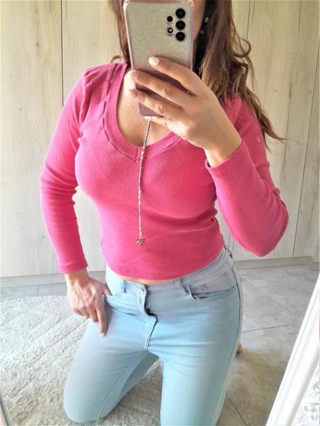 Cyklaménové tričko-m, m