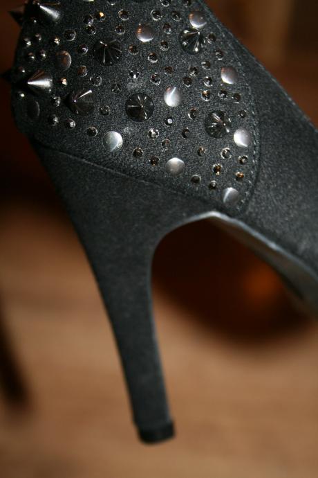 Nepoužité čierne štýlové lodičky, graceland,36