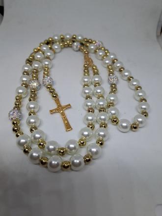 Ruženec s menom a dátumom e220,