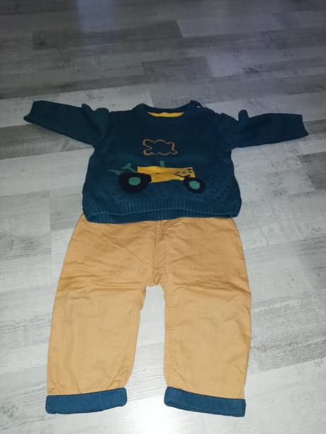 Súprava pulóver a nohavice m&s, marks & spencer,80