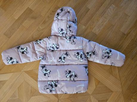 Zimná bunda minnie mouse h&m 104, h&m,104